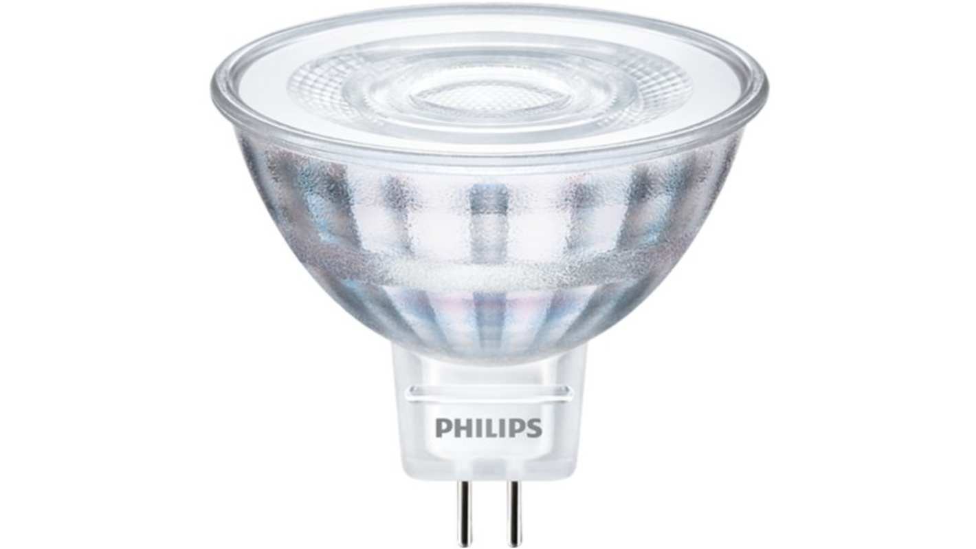 Lampade LED Philips con base GU5.3, 4,4 W, col. Bianco caldo