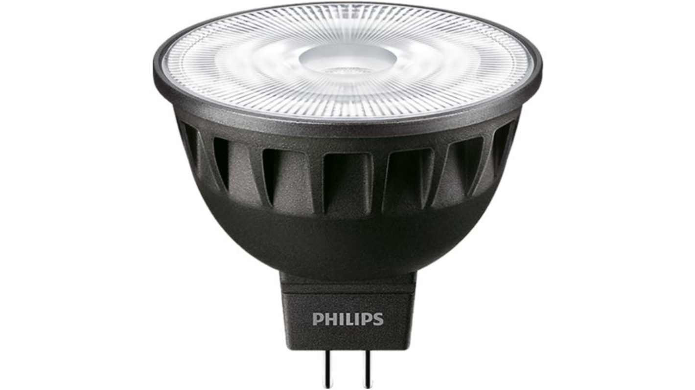 Lampade LED Philips con base GU5.3, 6,7 W, col. Bianco caldo, intensità regolabile