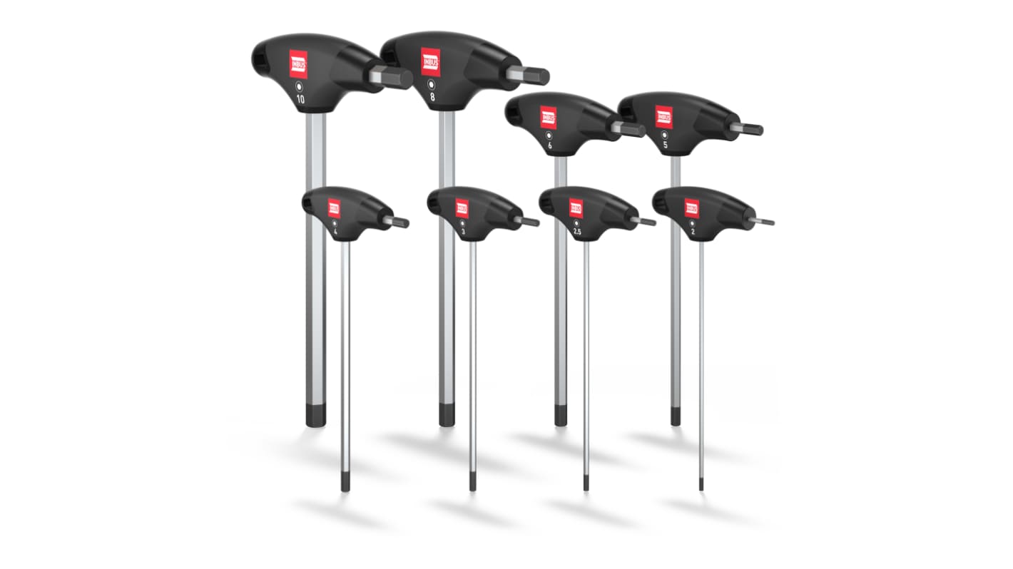 INBUS 8 piece T-handle Hex Key Set