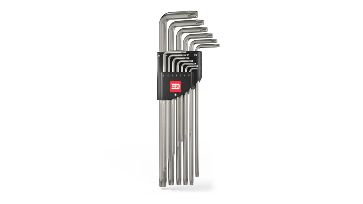INBUS Torx kulcskészlet, 13 darabos , T alakú nyél alakú