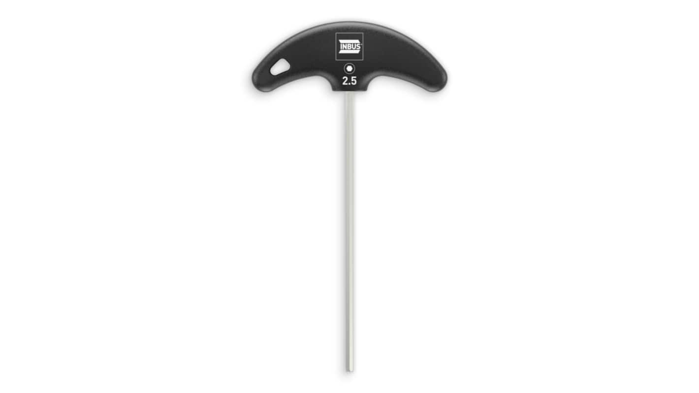 Chiave a brugola Manico a T INBUS, 1. pezzi, Metrico, 2.5mm