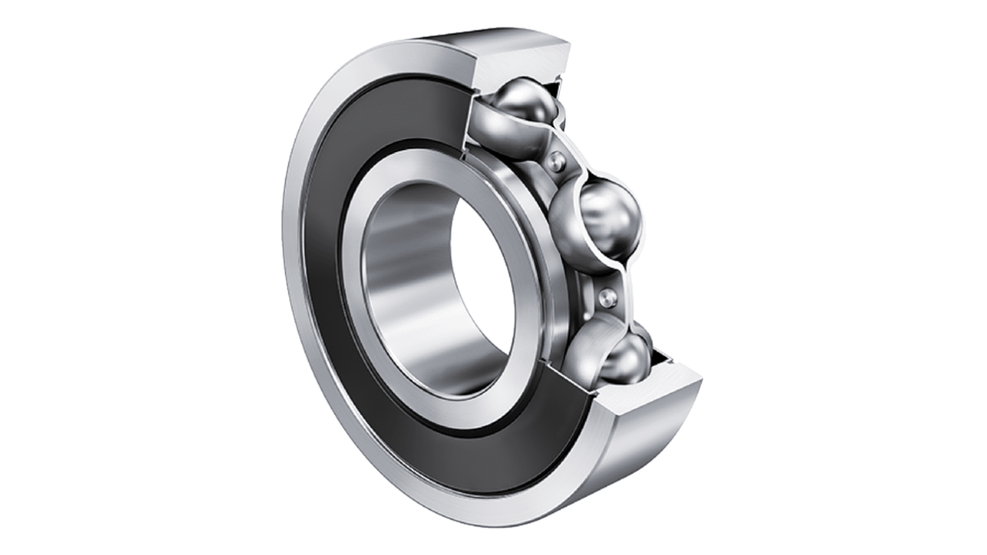 FAG 6207-C-2HRS-C4 Single Row Deep Groove Ball Bearing- Both Sides Sealed 35mm I.D, 72mm O.D