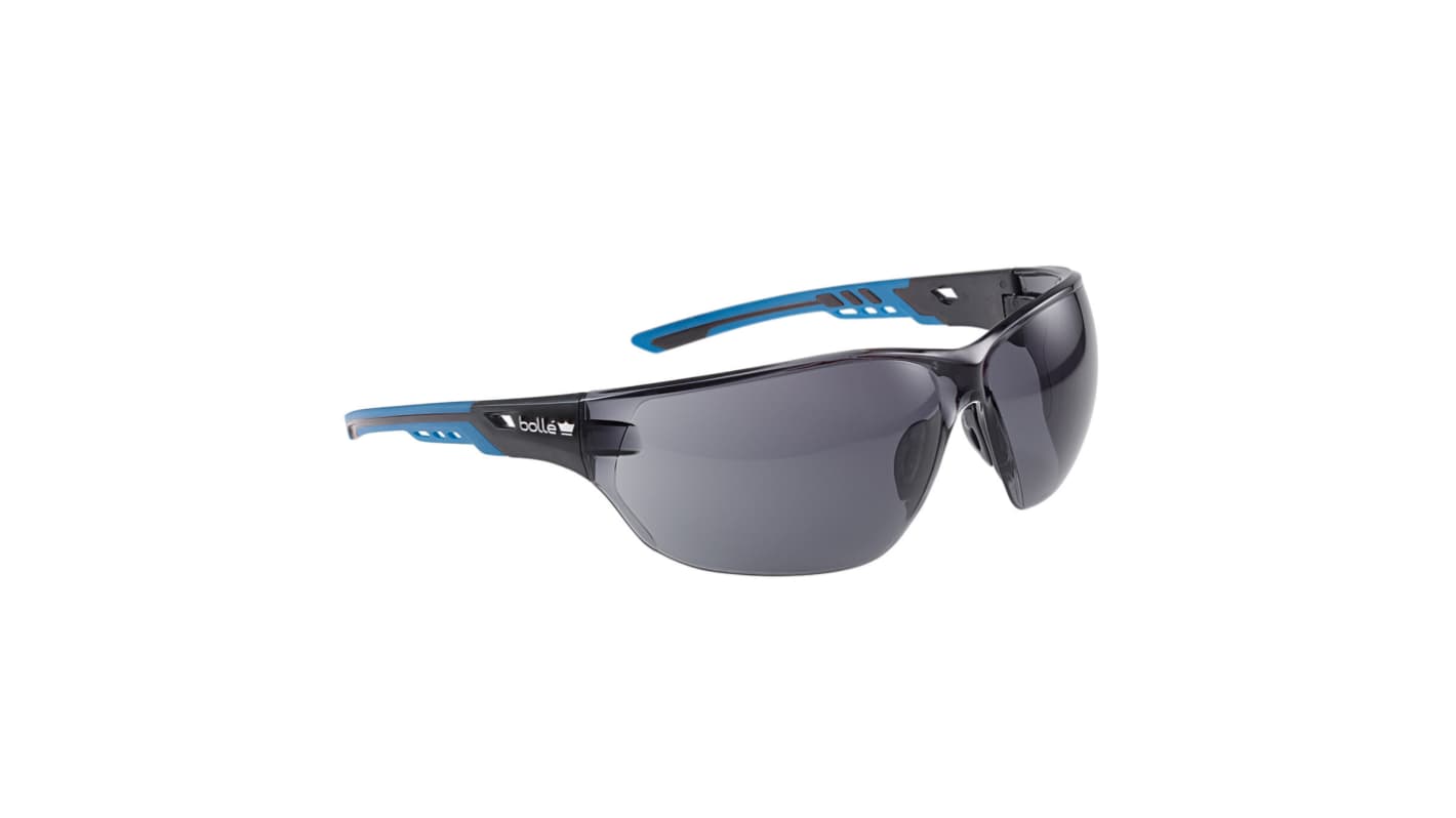 Bolle Safety NESS+ Anti-Mist UV Safety Glasses, Smoke Polycarbonate Lens