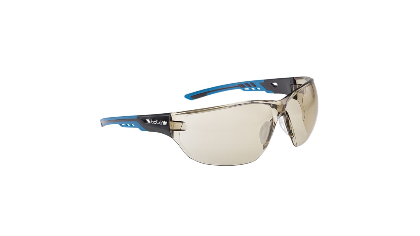 Bolle Safety NESS Anti-Mist Safety Glasses, Smoke Polycarbonate Lens