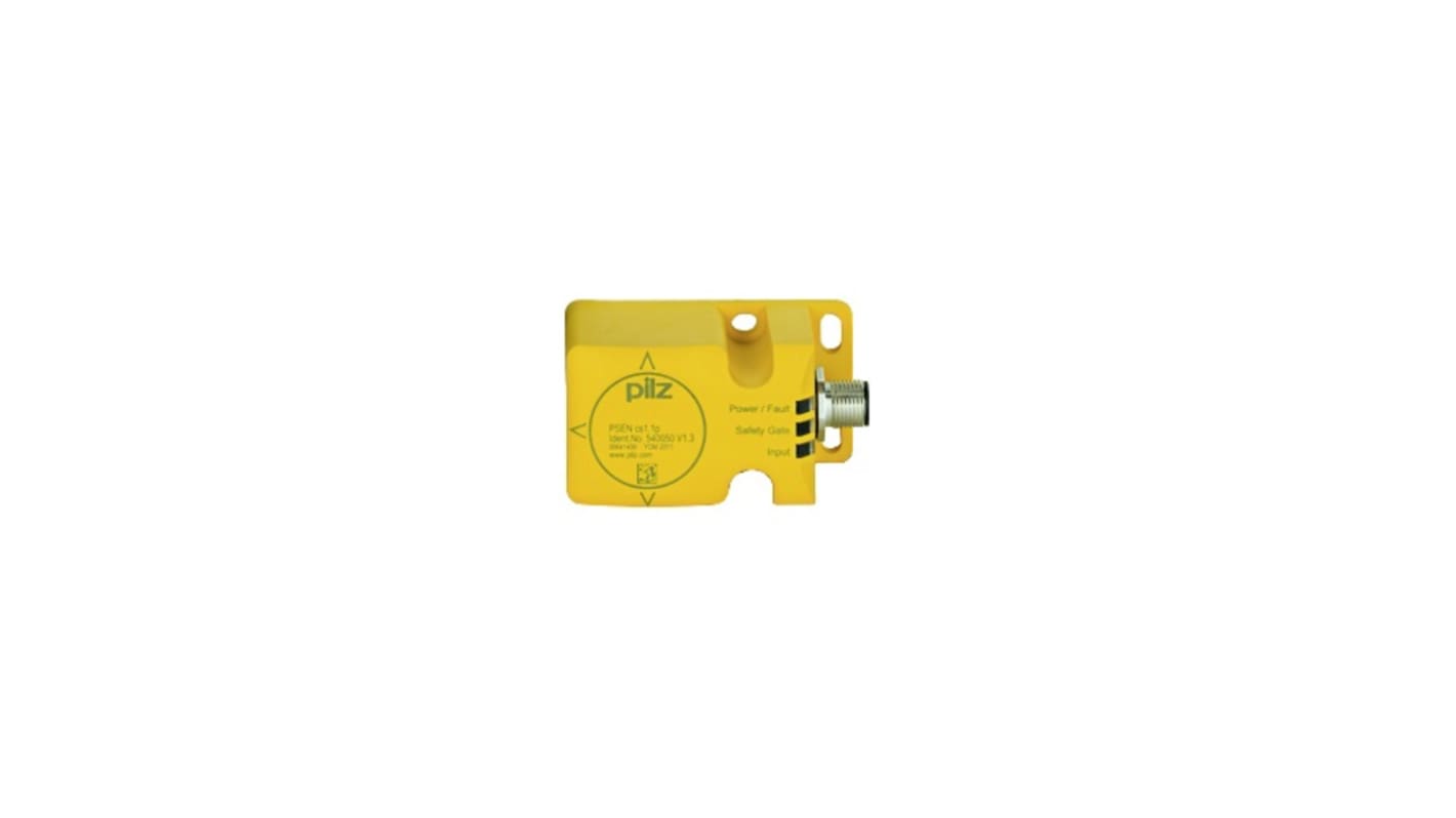 Pilz 540 Series Transponder Non-Contact Safety Switch, 24V dc, Polybutylene Terephthalate Housing, M12