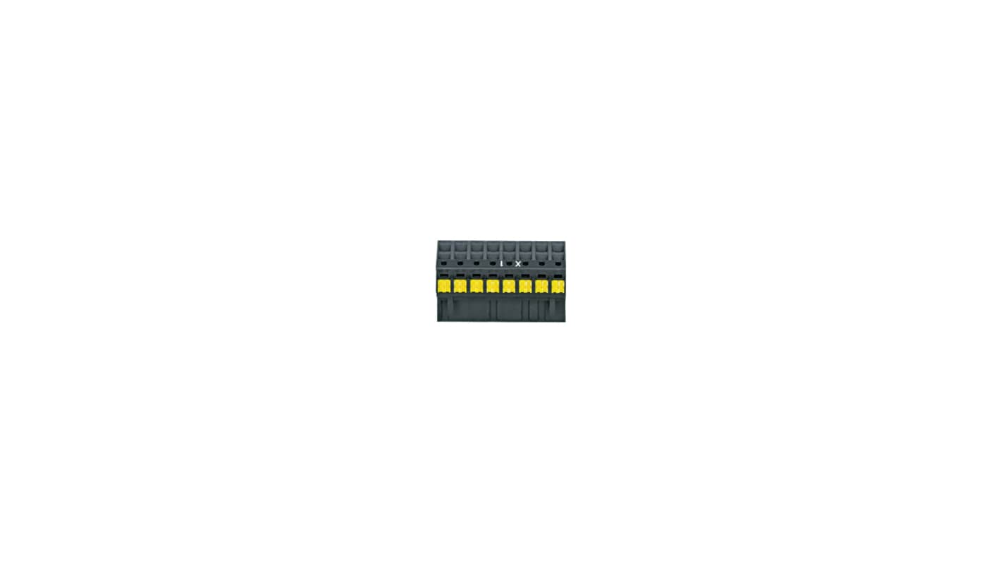 Pilz, 751, Pluggable Terminal Block, Spring Terminal Termination, 751008