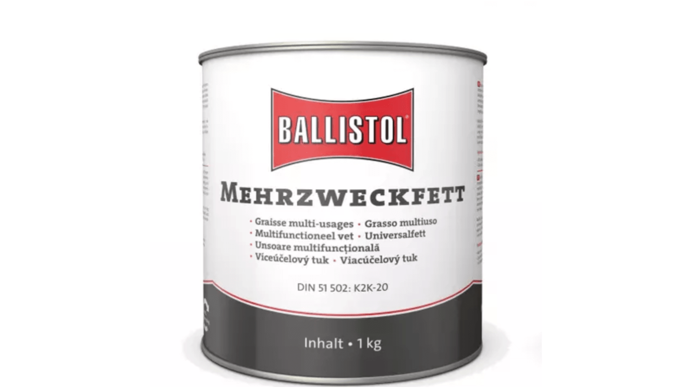 BALLISTOL Universal Grease Lithium-Komplex, Synthetik Fett, Eimer 1 kg