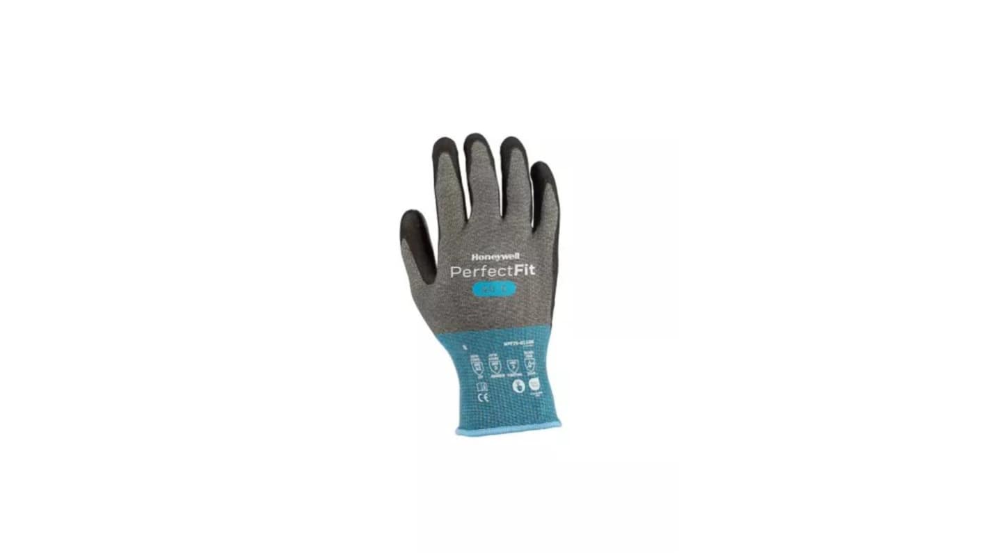 Honeywell PERFECT FIT 3.0 Black, Grey Carbon, HPPE, Nylon, Polyurethane, Steel Abrasion Resistant, Cut Resistant,