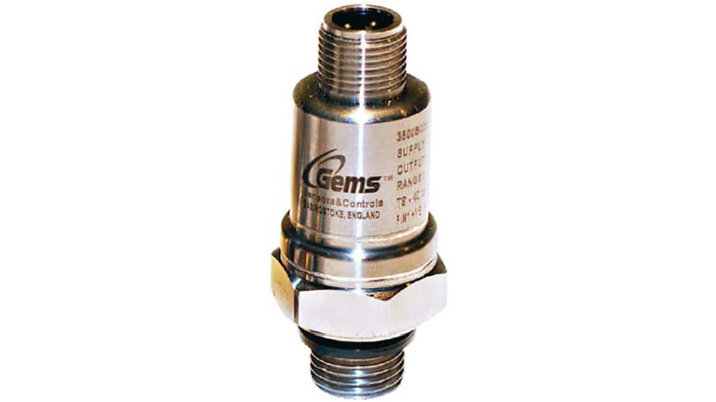 Gems Sensors 3500 Series Pressure Sensor, 0bar Min, 1bar Max