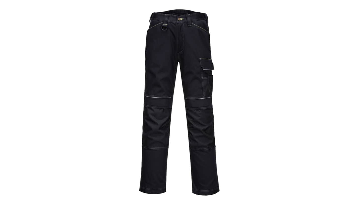 Portwest T601 Black Trousers Comfortable, Durable 33in W 79cm L