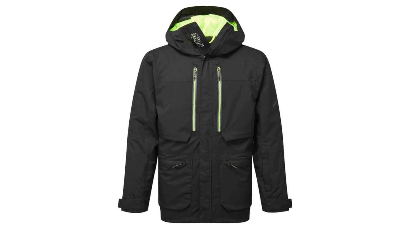 Portwest EV461 Black, Breathable, Waterproof Jacket, M
