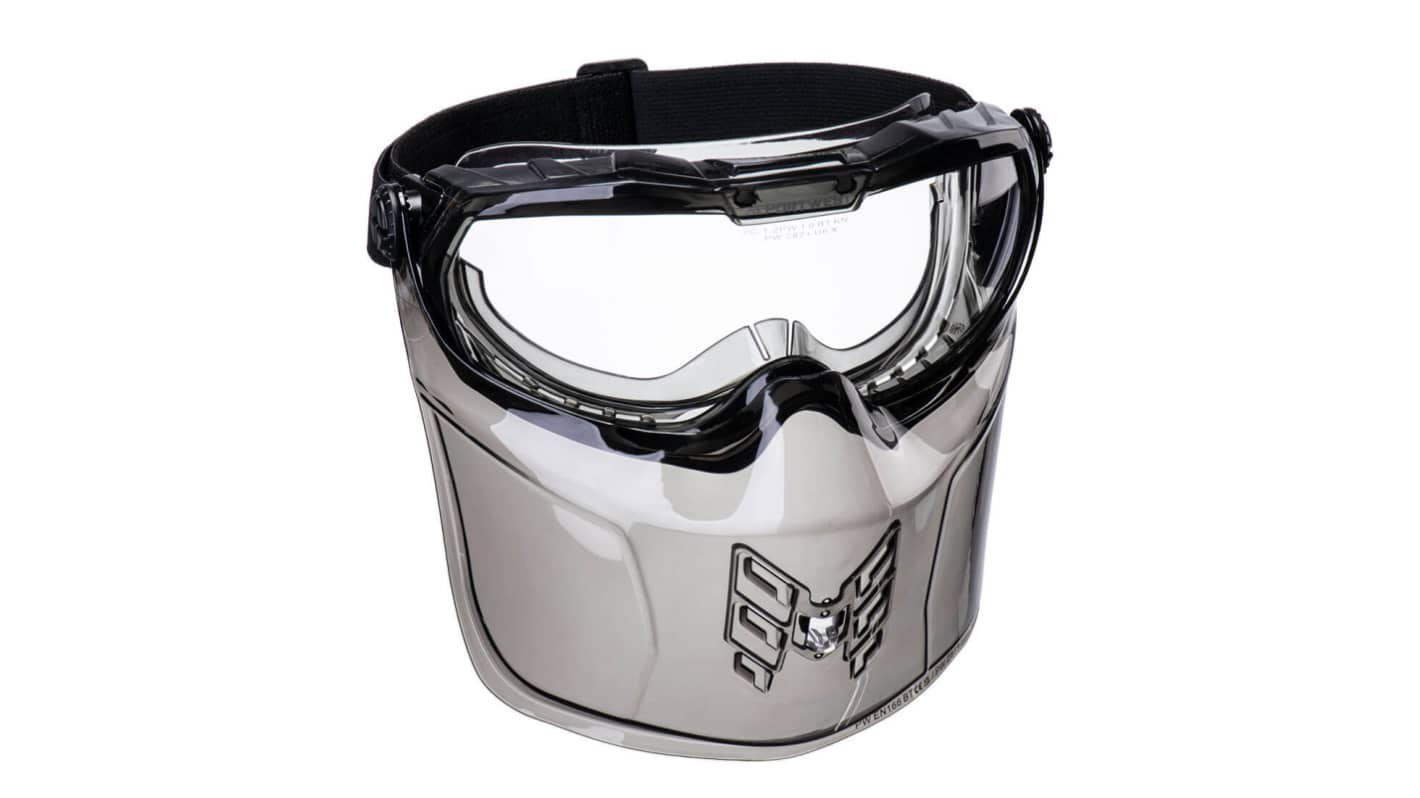 Portwest PS22, Scratch Resistant Anti-Mist Safety Goggles with Clear Lenses