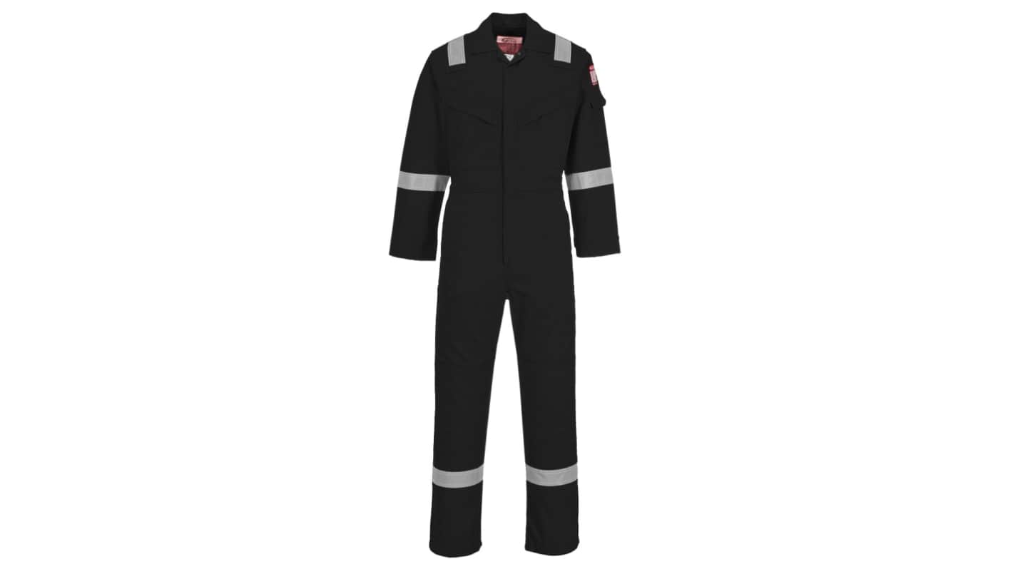 Portwest Black Coverall, L
