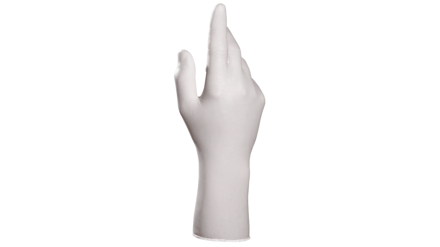 Mapa AdvanTech 529 White Nitrile Chemical Resistant Gloves, Size 9