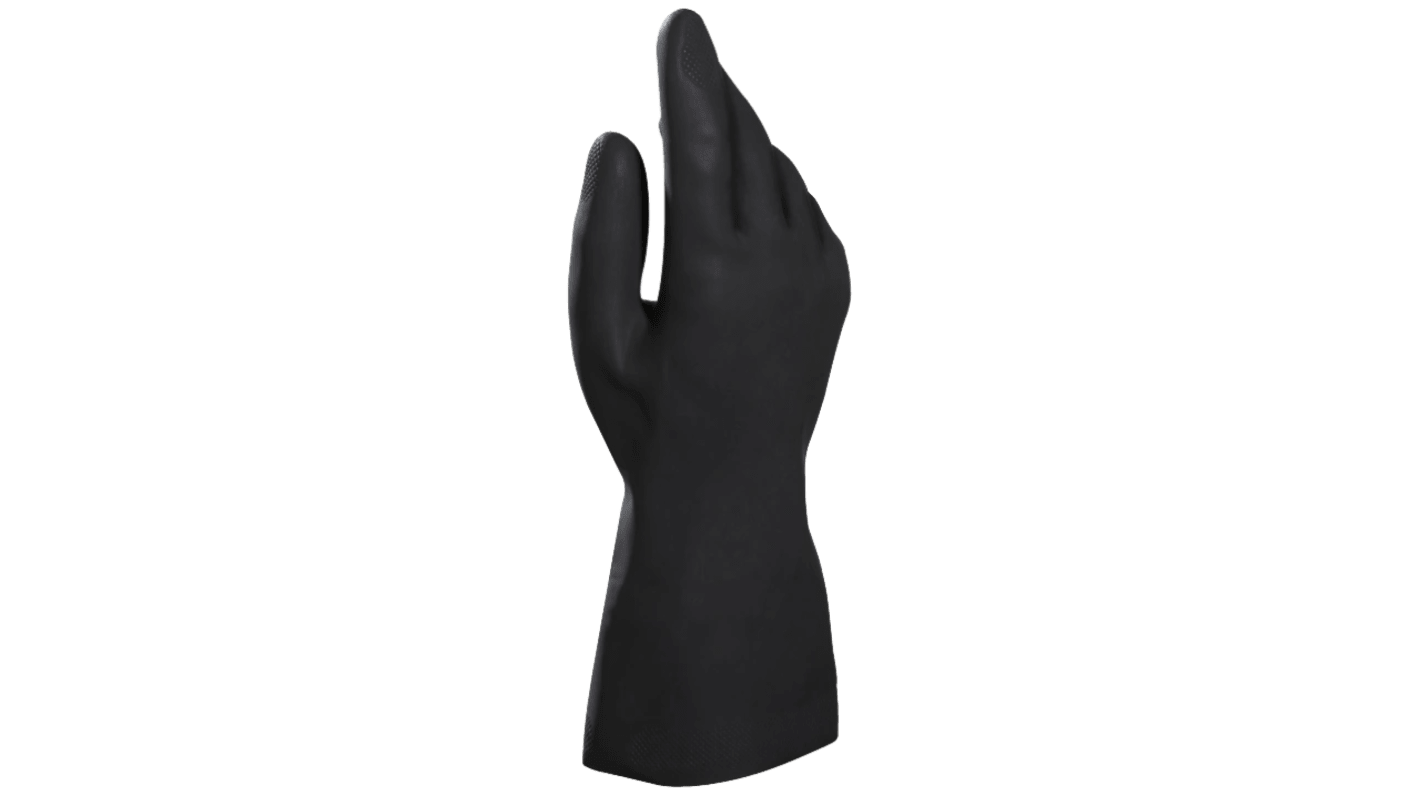 Mapa Alto 260 Black Natural Latex Abrasion Resistant, Chemical Resistant Gloves, Size 11