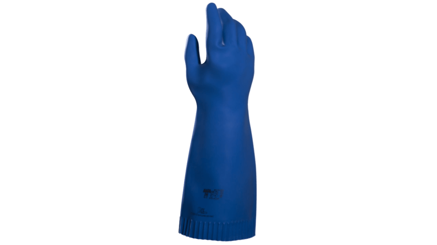 Mapa Alto 298 Blue Natural Latex Abrasion Resistant, Chemical Resistant, Cut Resistant, Puncture Resistant, Tear