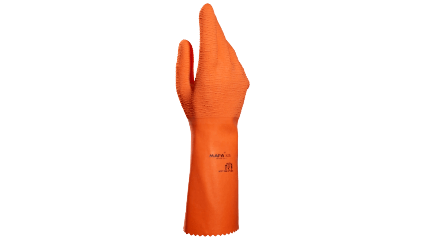 Mapa Harpon 325 Orange Natural Latex Abrasion Resistant, Chemical Resistant, Cut Resistant, Puncture Resistant, Tear