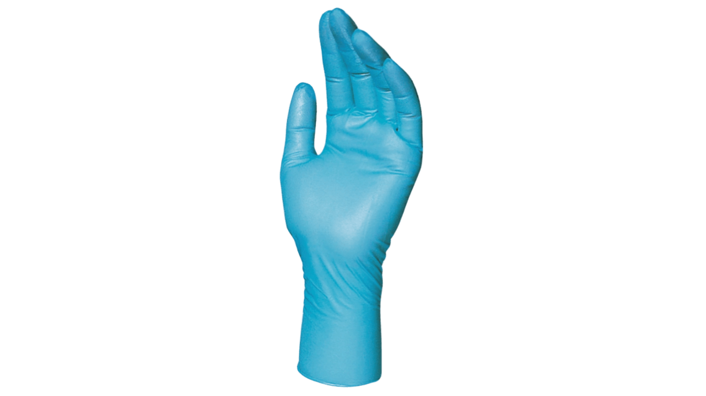 Mapa Solo 997 Blue Nitrile Disposable Gloves, Size 6, 100Gloves per Pack