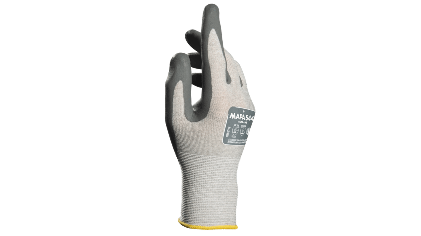 Mapa Ultrane 544 Grey Nitrile Foam Abrasion Resistant, Cut Resistant, General Purpose, Puncture Resistant, Tear