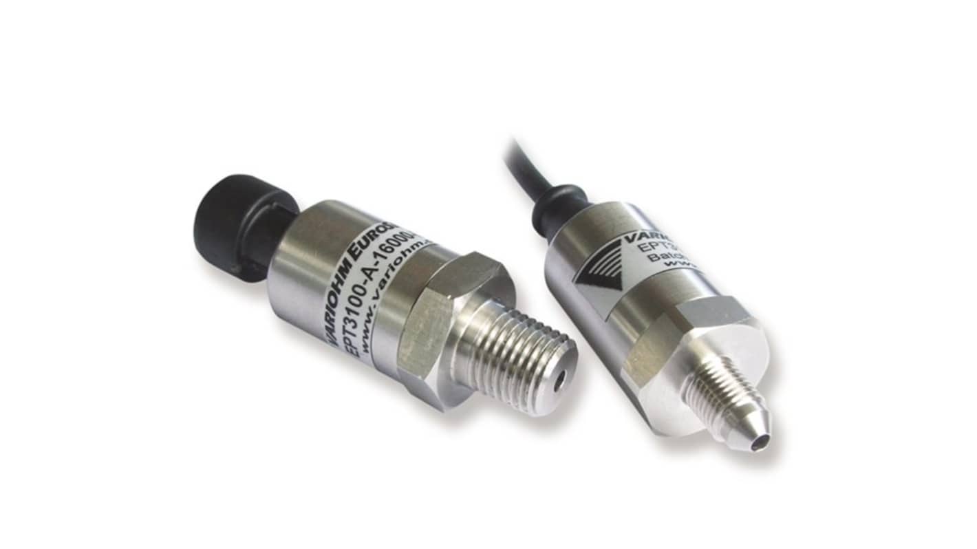 Variohm Group EPT3100S Series Pressure Sensor, 4bar Min, 2000bar Max, Voltage Output, Absolute Reading