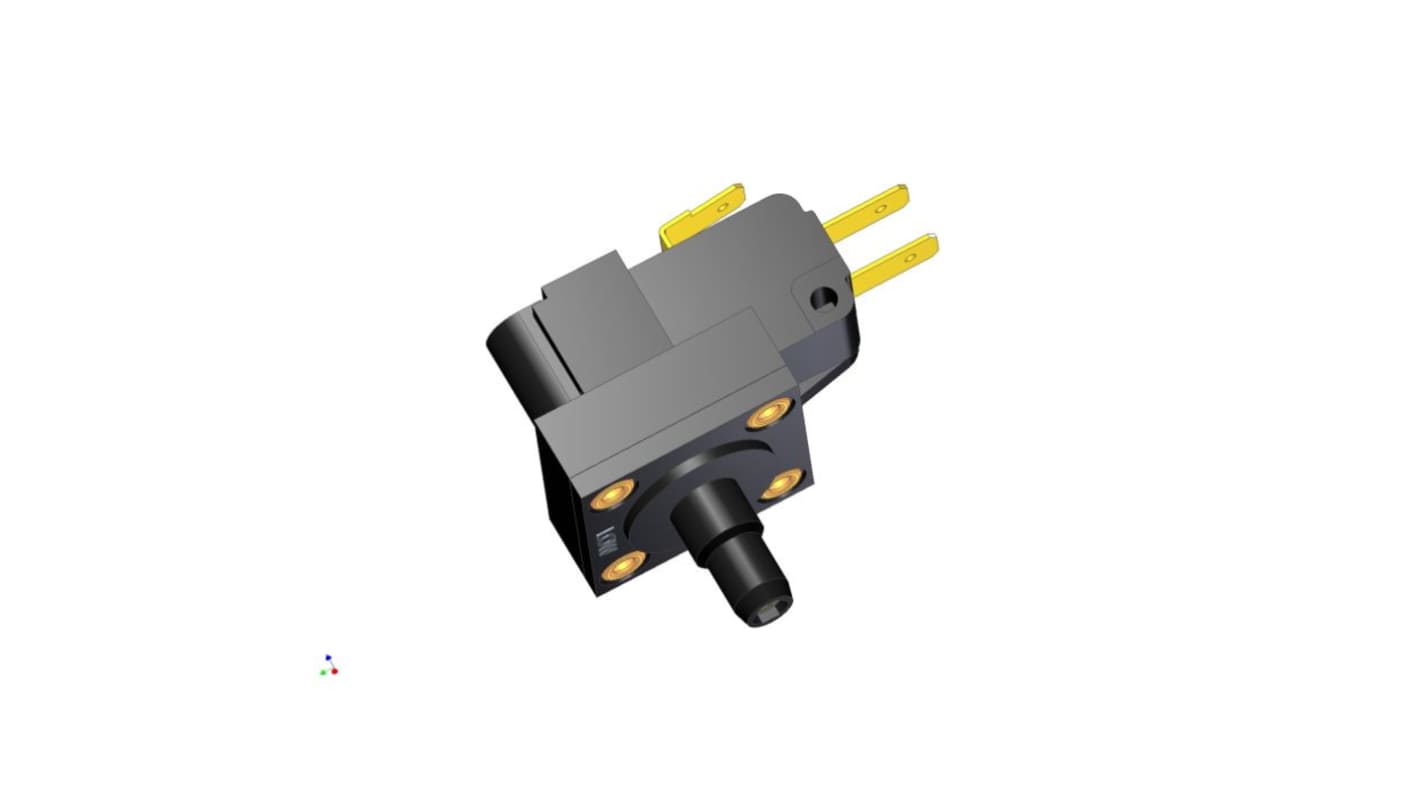 Variohm Group PSF109S Series Pressure Switch, -199mbar Min, -822mbar Max, SPDT Output, Gauge Reading