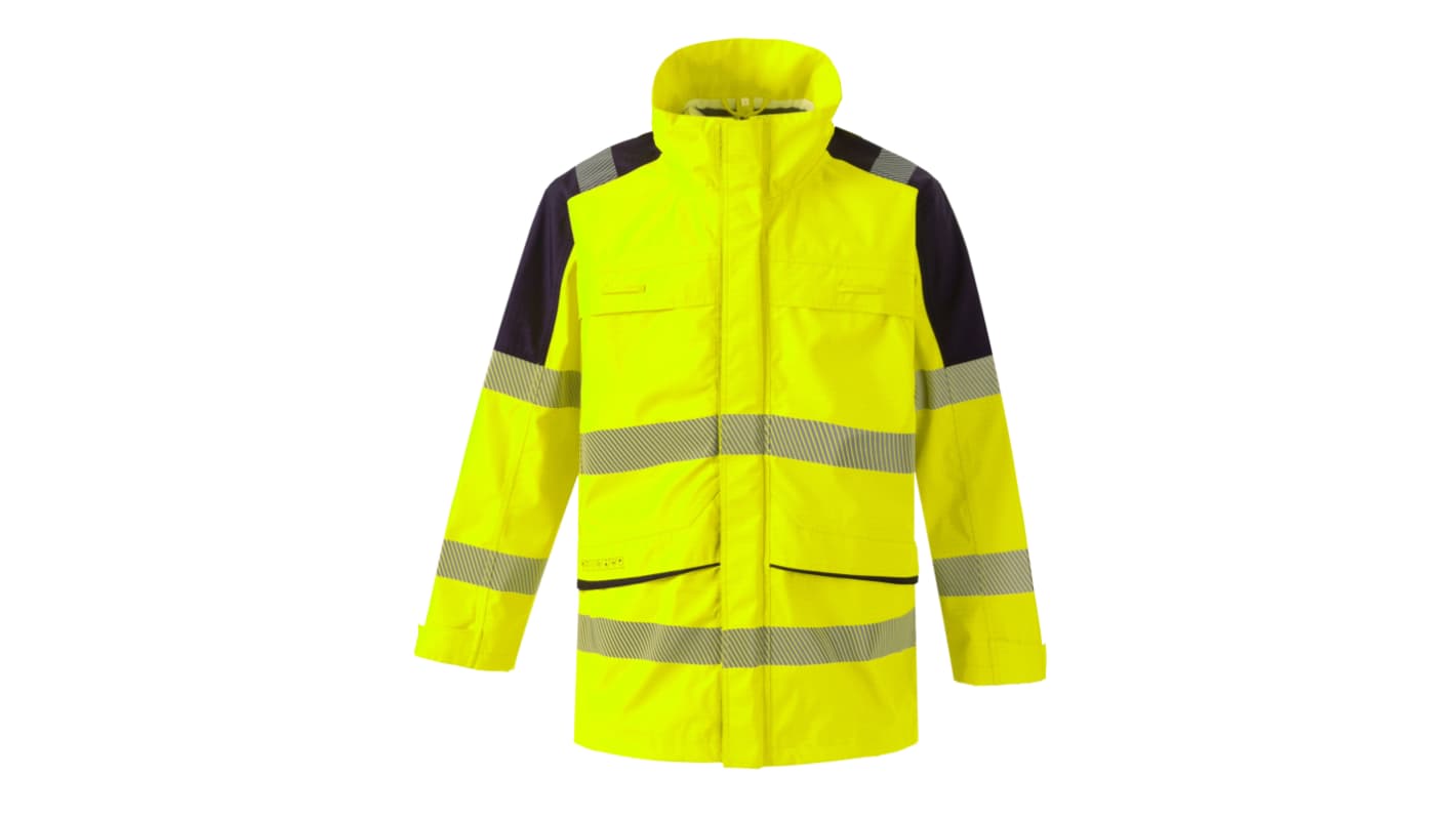 Giacca ad alta visibilità Giallo/blu navy CODUPAL Zeus, L unisex