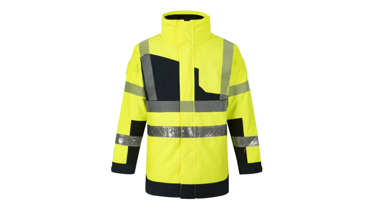 Giacca ad alta visibilità Giallo/blu navy CODUPAL Lumina, XL unisex