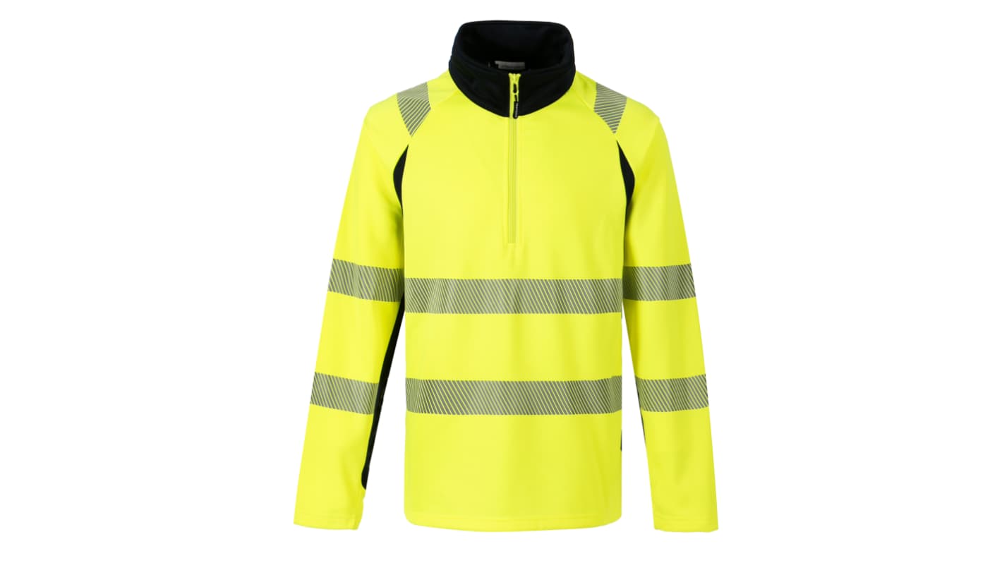 Camicia di felpa Giallo/blu navy CODUPAL, XXXXL per ,Unisex