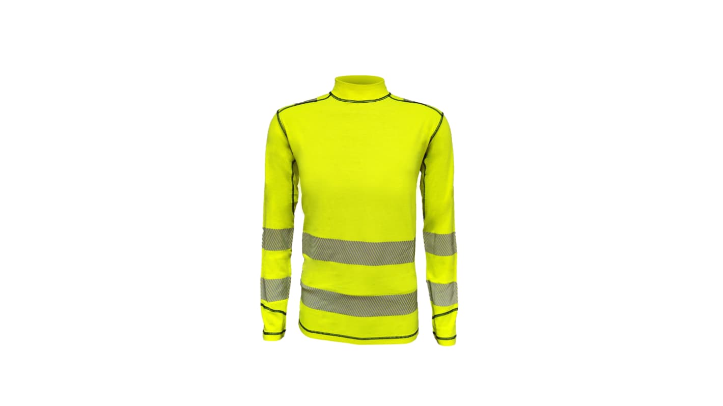 Maglietta alta visibilità Arancione fluorescente a maniche lunghe CODUPAL TO9/JF, 3XL Unisex