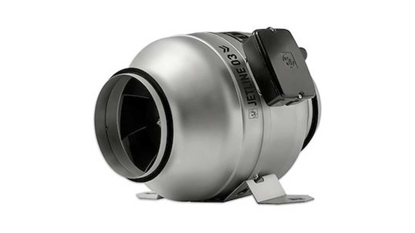 Soler&Palau 246000 - JETLINE 03 246 Round Extractor Fan, 300m³/h, 40dB