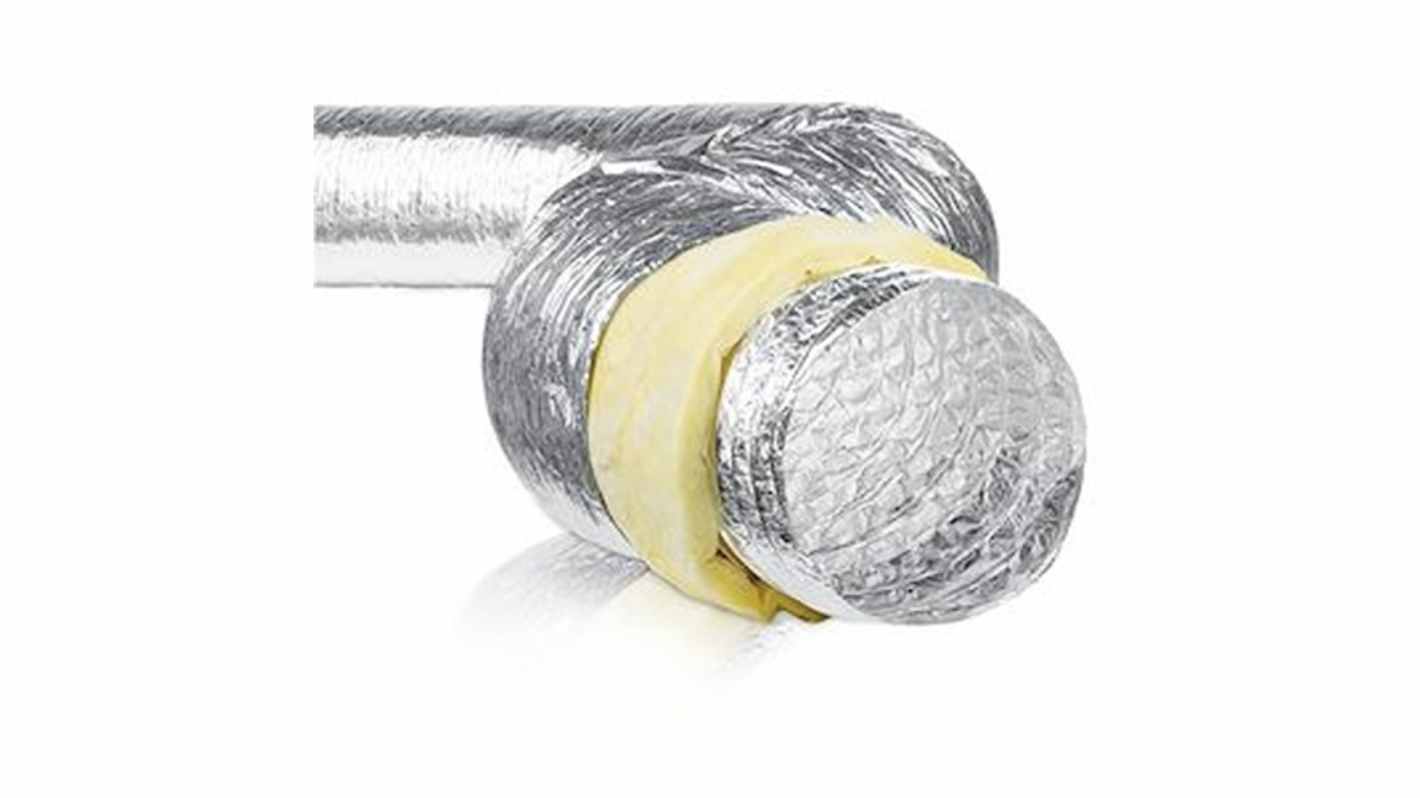 Gaine alu souple isolée d160 longueur 3M