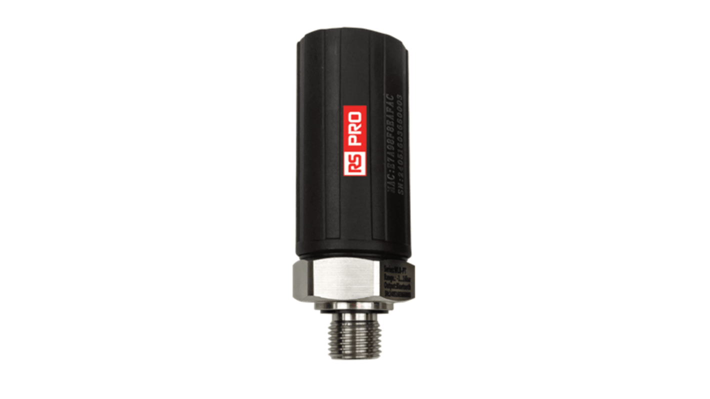 RS PRO Pressure Sensor, 0bar Min, 250bar Max, Digital Output, Compound Reading