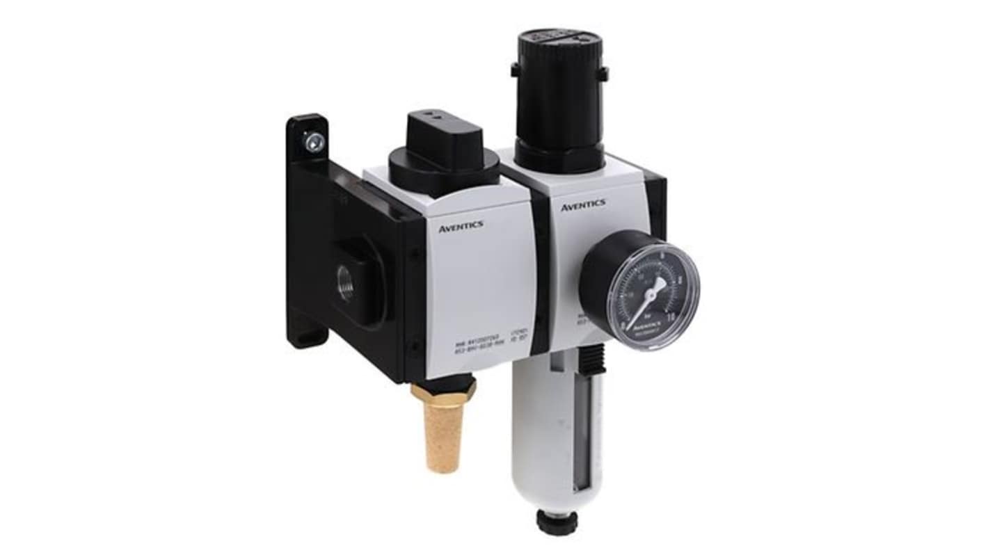 EMERSON ? AVENTICS AS3-ACC Filter Regulator, 5μm, G 1/2, Semi Automatic, 16 bar