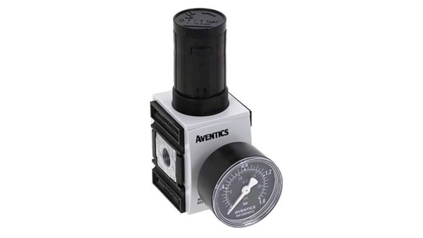 EMERSON ? AVENTICS G 1/4 Regulator - 0.5bar to 10bar, 16bar max. input, R412006145