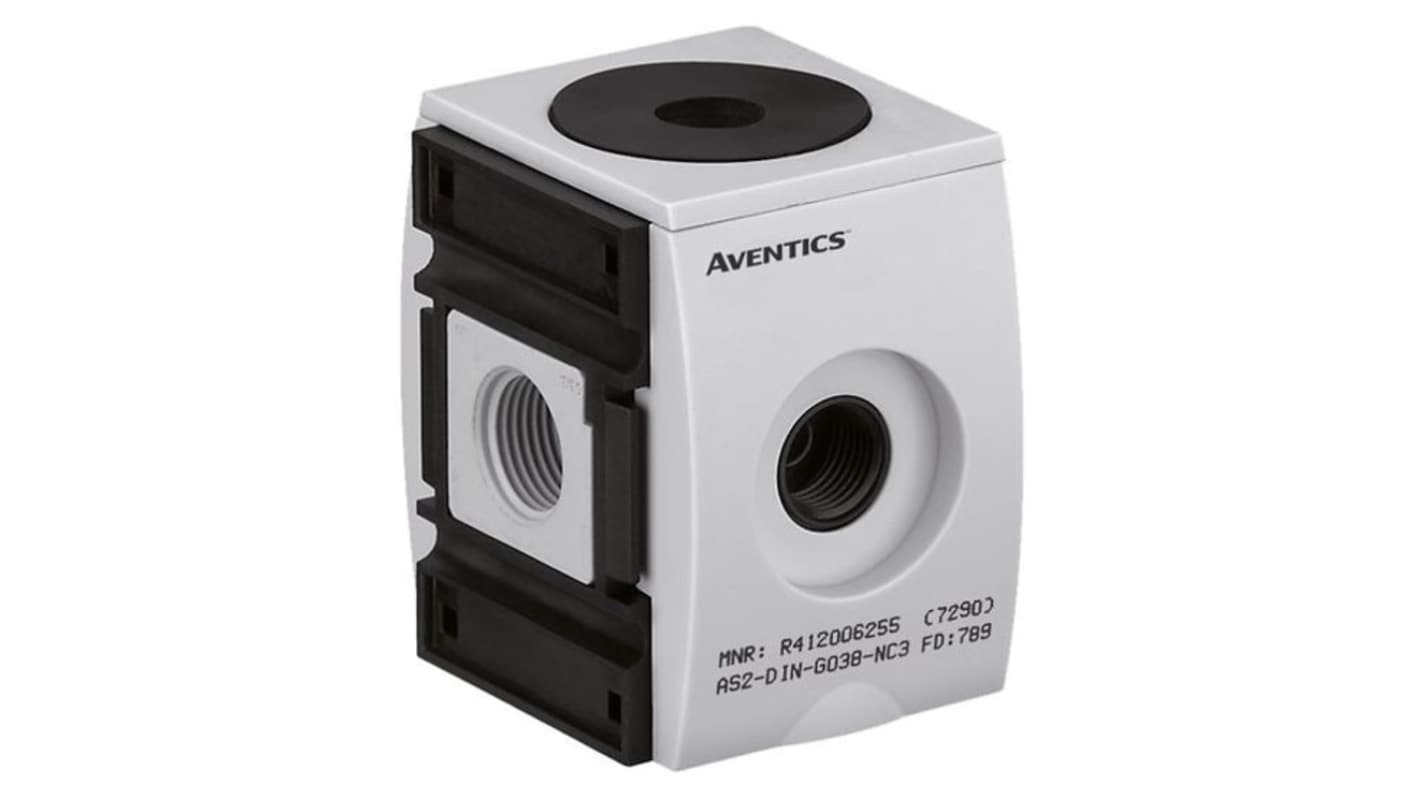 EMERSON ? AVENTICS AS3-DIN Non Return Valve G 1/2 Inlet, 0.4 → 16bar