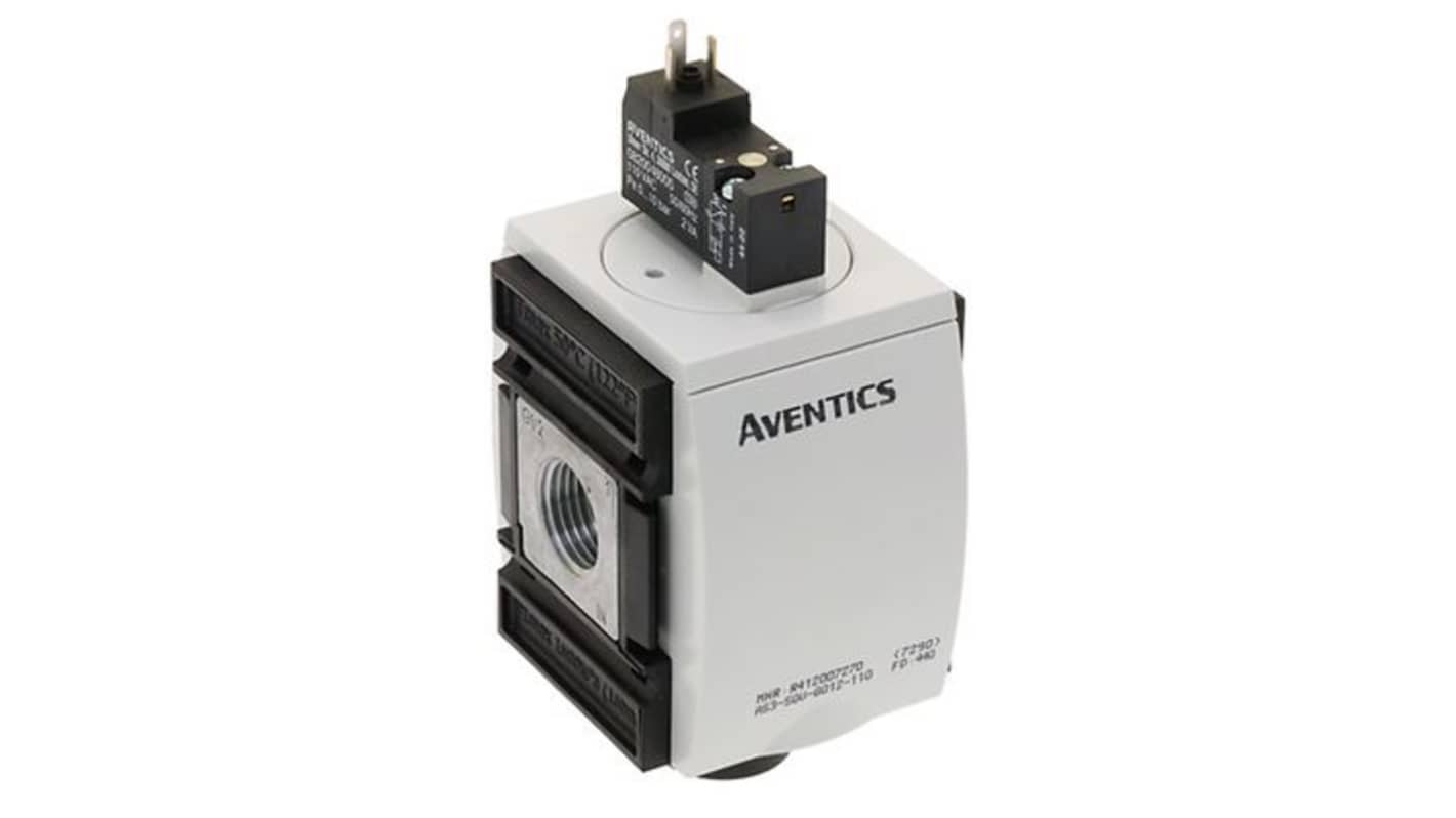 EMERSON ? AVENTICS G G 1/2 Pneumatic Shut-Off Valve, 4500L/min