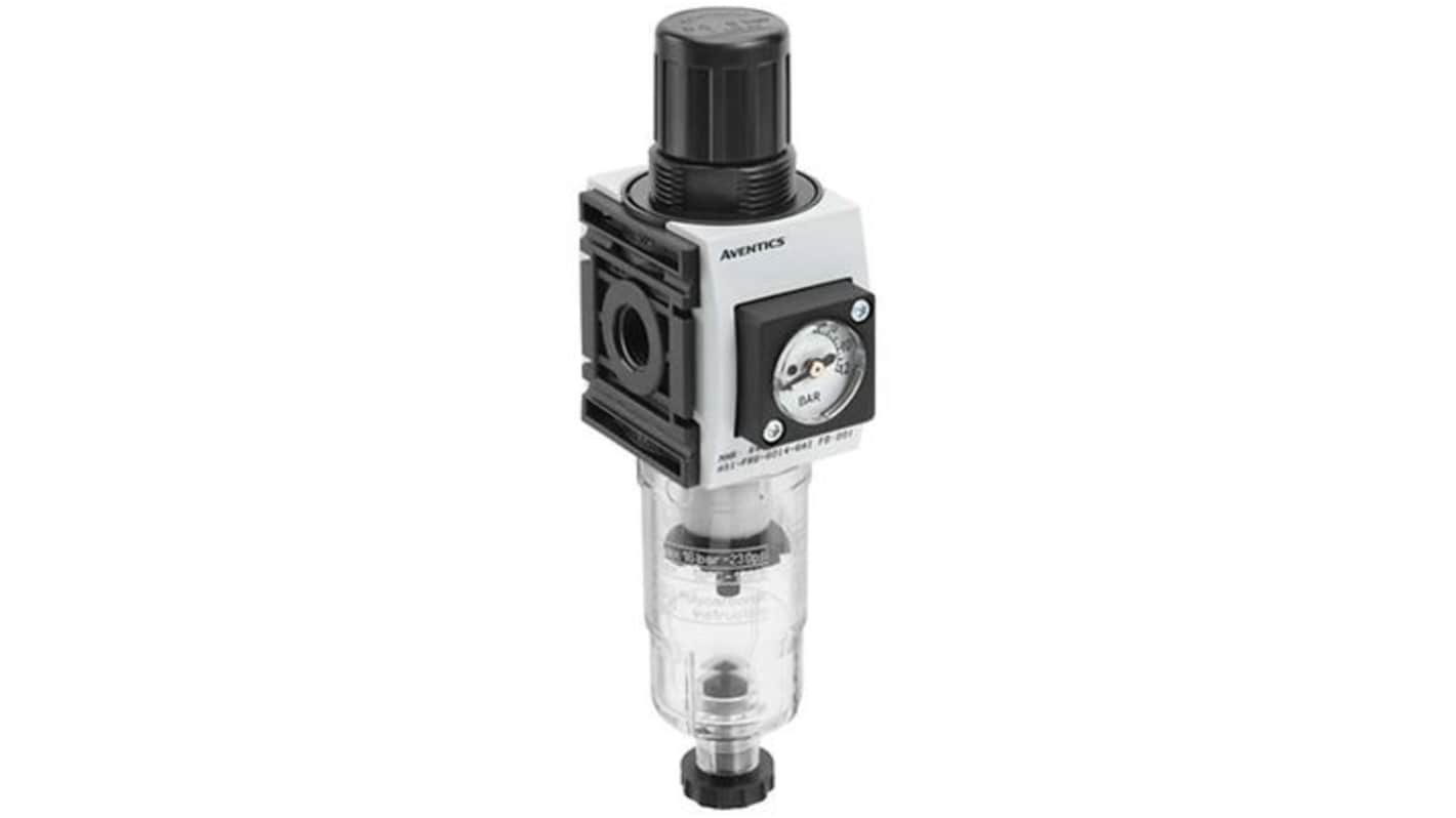 EMERSON ? AVENTICS AS1-FRE Filter Regulator, 5μm, G 1/4, Semi Automatic, 12 bar