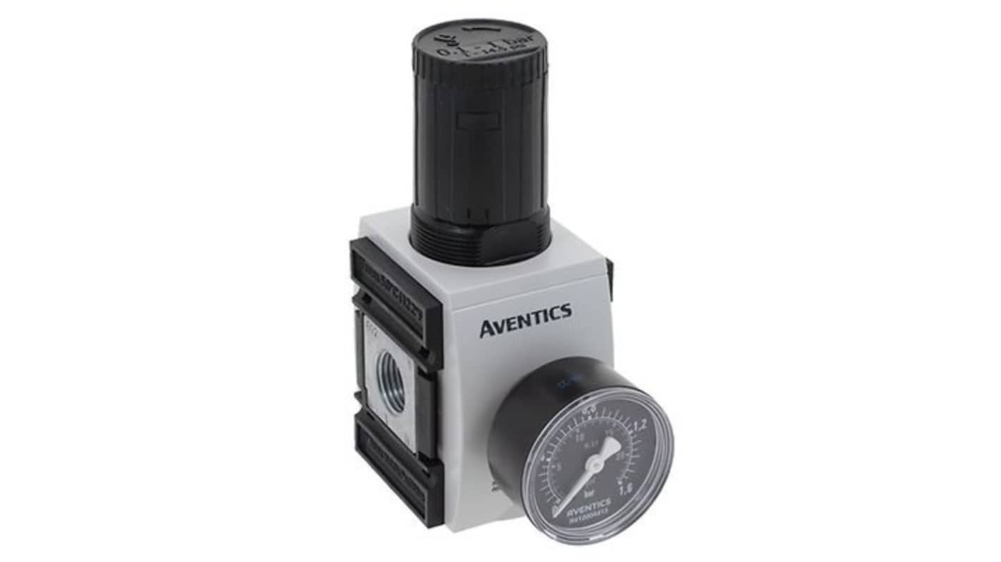 EMERSON – AVENTICS 调节阀, 最大输入16bar, 出口压力0.2bar至4bar, G 1/2接口, 最大5000L/min