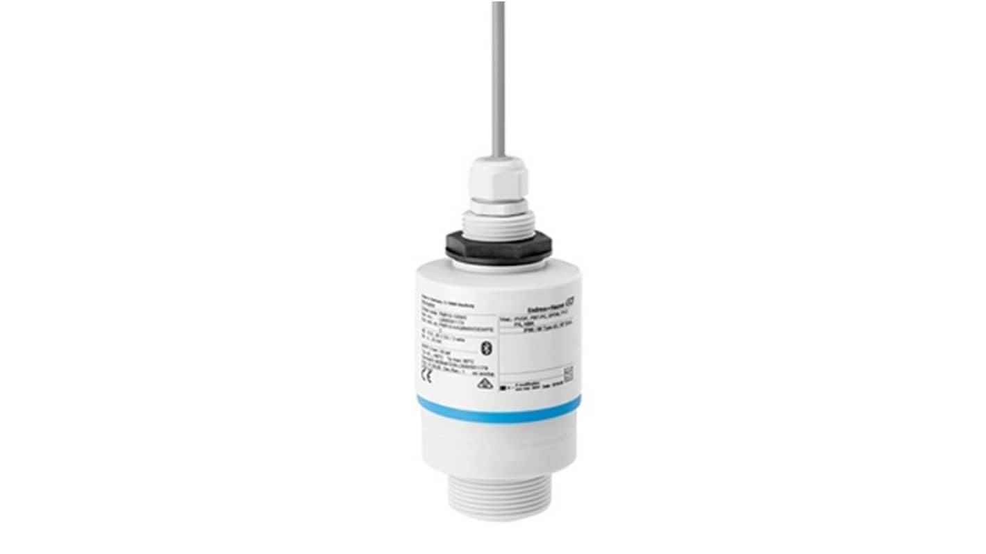 Endress+Hauser FMR10 Series Radar Level Sensor Level Sensor, 4-20mA Output, Threaded Mount, PVDF Body