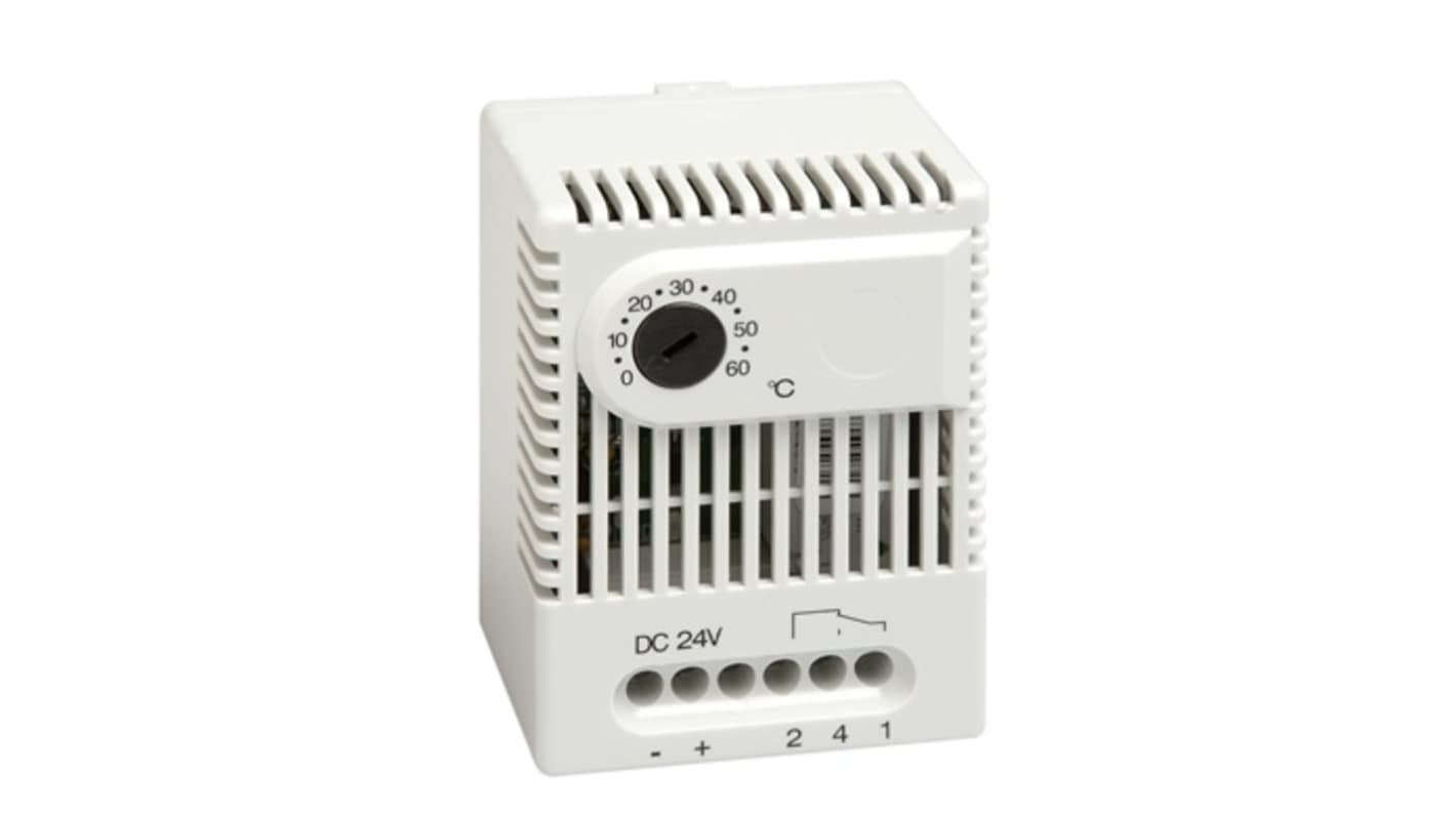 RS PRO 温控器, 0 → 60°C, 24V 直流, 转换