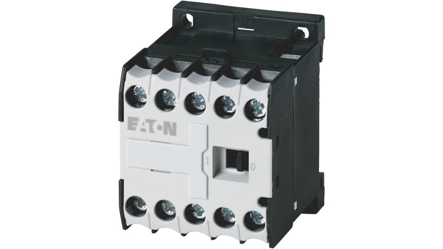 Eaton xStart DILER Contactor, 110 V ac Coil, 4-Pole, 3 A, 4NO, 400 V ac