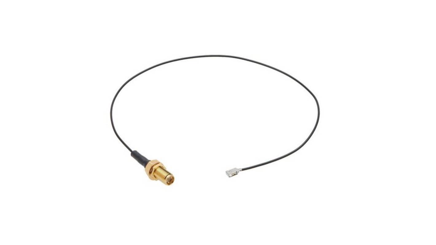 Molex73230, 305mm, Black SMA to Female U.FL Male, Terminated