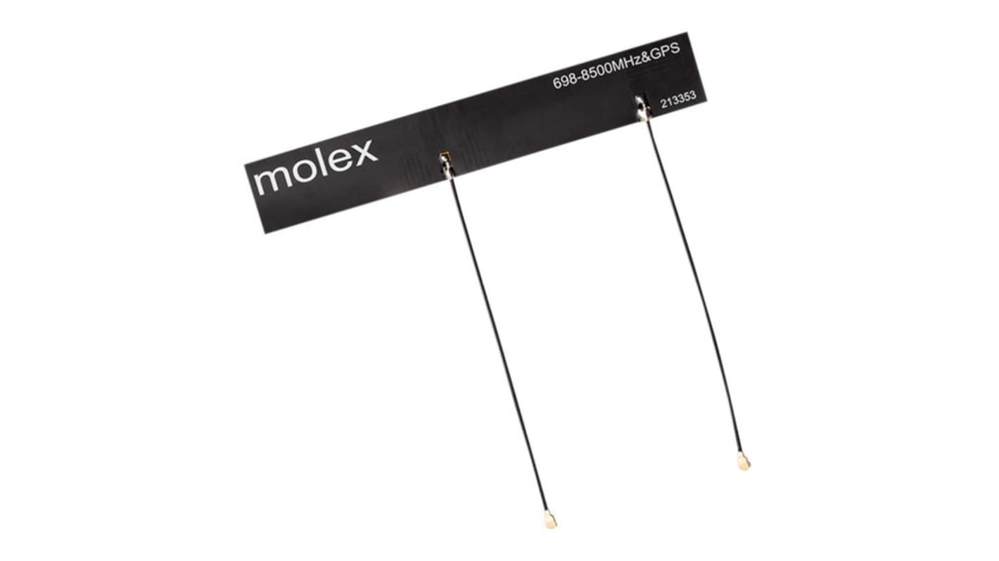 Antenna Molex, 2G (GSM/GPRS), 3G (UTMS), 4G (LTE), GPS, U.FL