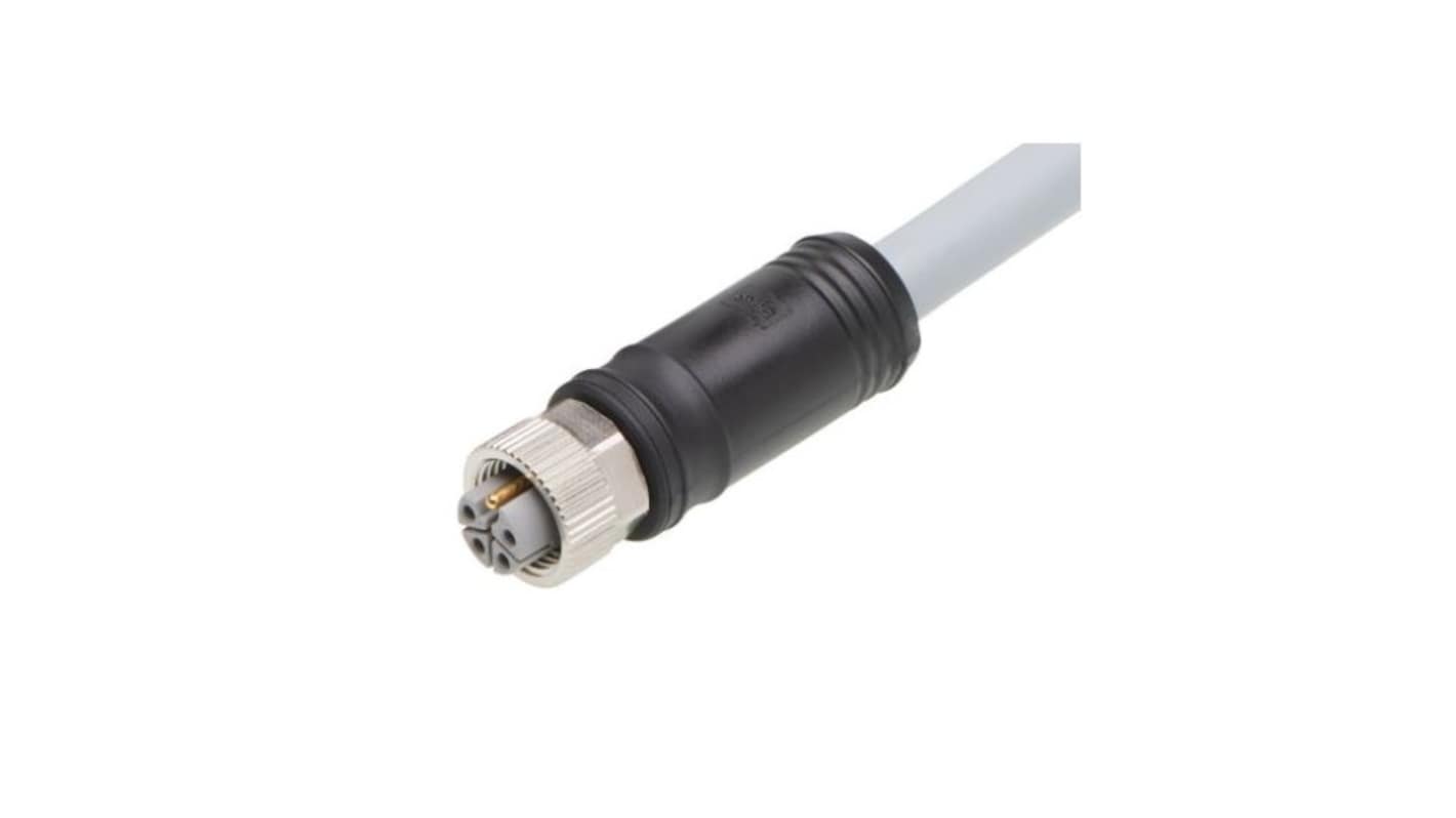 Kabel przemysłowy konfekcjonowany ze złączem Złącze M12 długość 20m Rodzaj A Żeńskie Złącze B Złącze typu Pigtail