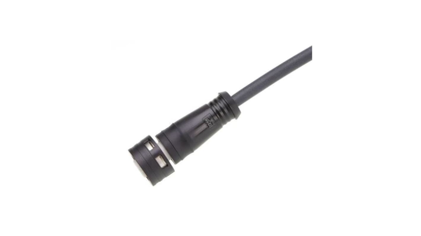 Kabel przemysłowy konfekcjonowany ze złączem Złącze M12 długość 1m Rodzaj A Żeńskie Złącze B Złącze typu Pigtail