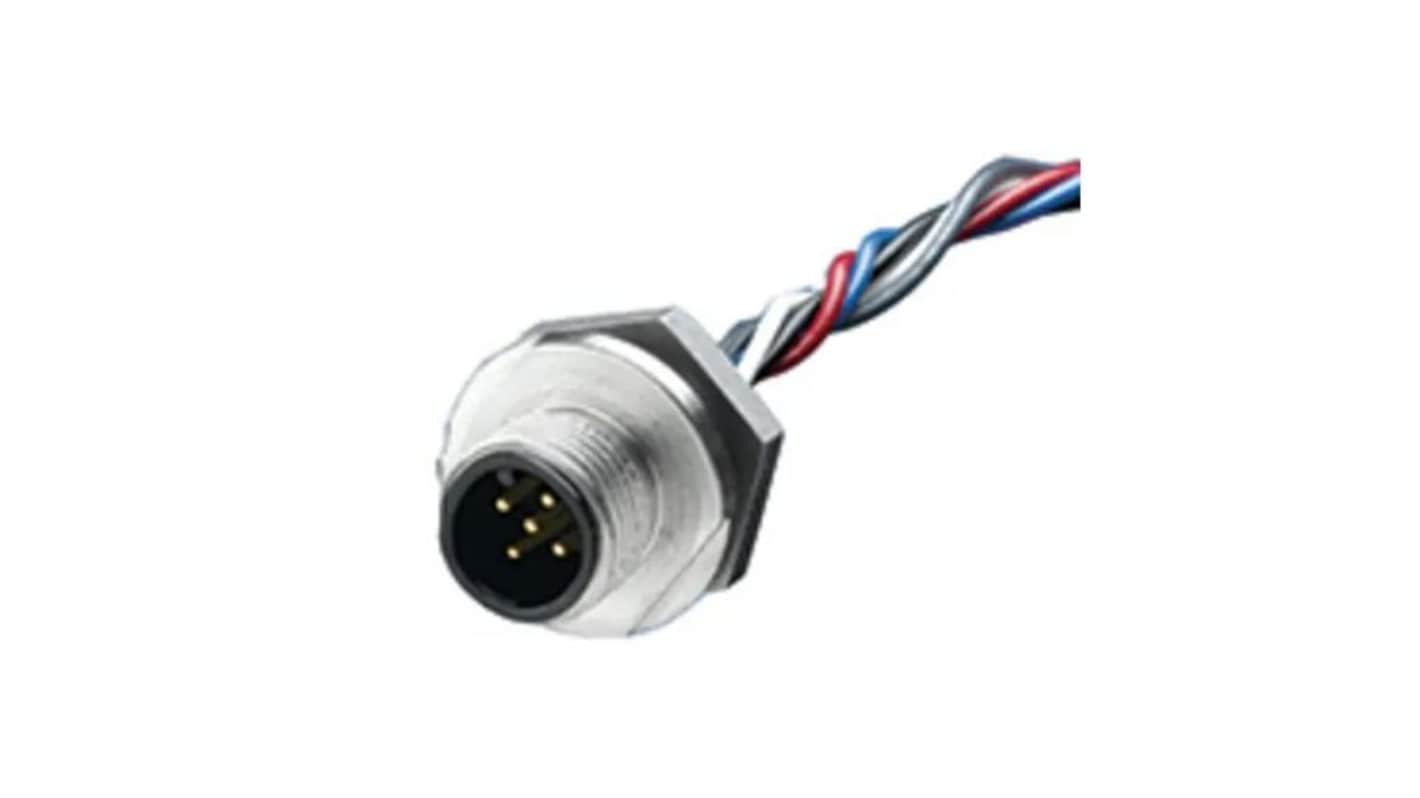 Cavo Molex M12 Maschio / A spirale, L. 300mm