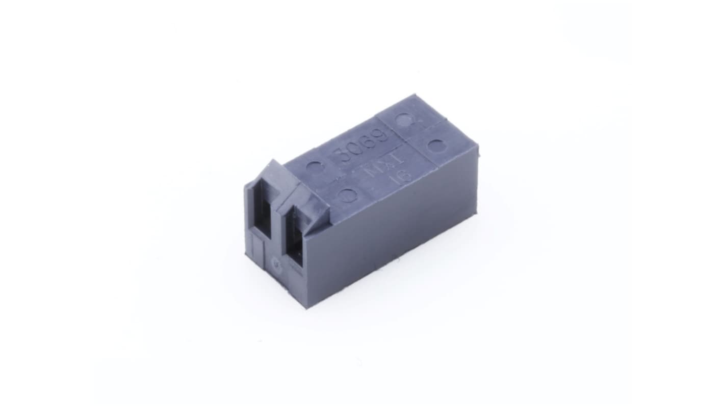 Molex 2p插拔式接线端子 直向, 3.96mm间距, 电缆安装, 3069系列
