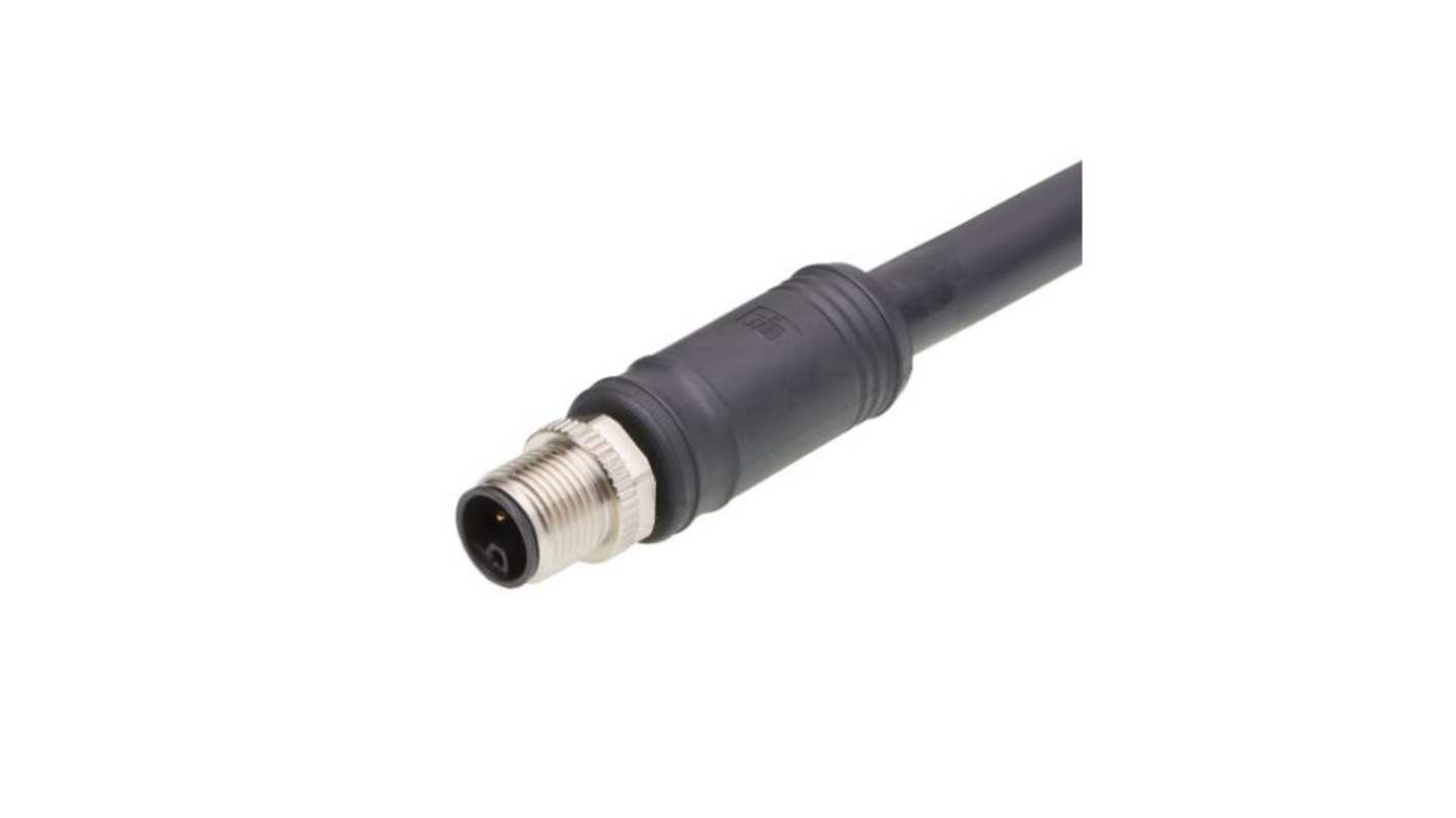 Kabel przemysłowy konfekcjonowany ze złączem Złącze M12 długość 20m Rodzaj A Męskie Złącze B Złącze typu Pigtail