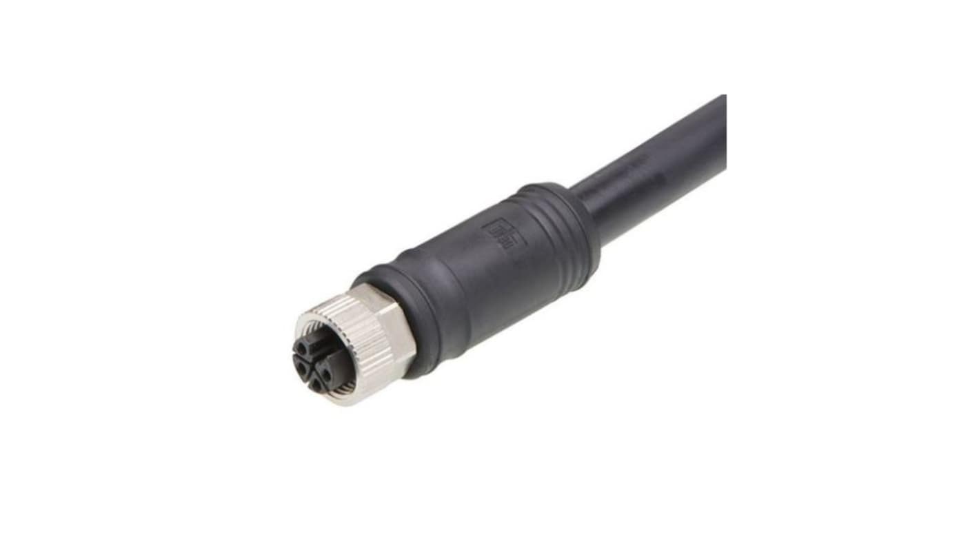 Kabel przemysłowy konfekcjonowany ze złączem Złącze M12 długość 20m Rodzaj A Żeńskie Złącze B Złącze typu Pigtail