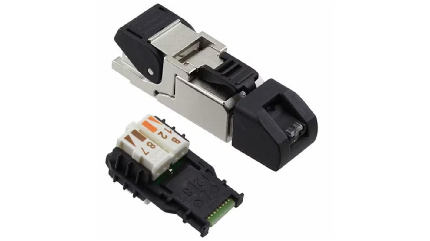 Molex RJ45三类接口, THT安装, 单口, 8路, 直角, 95622系列
